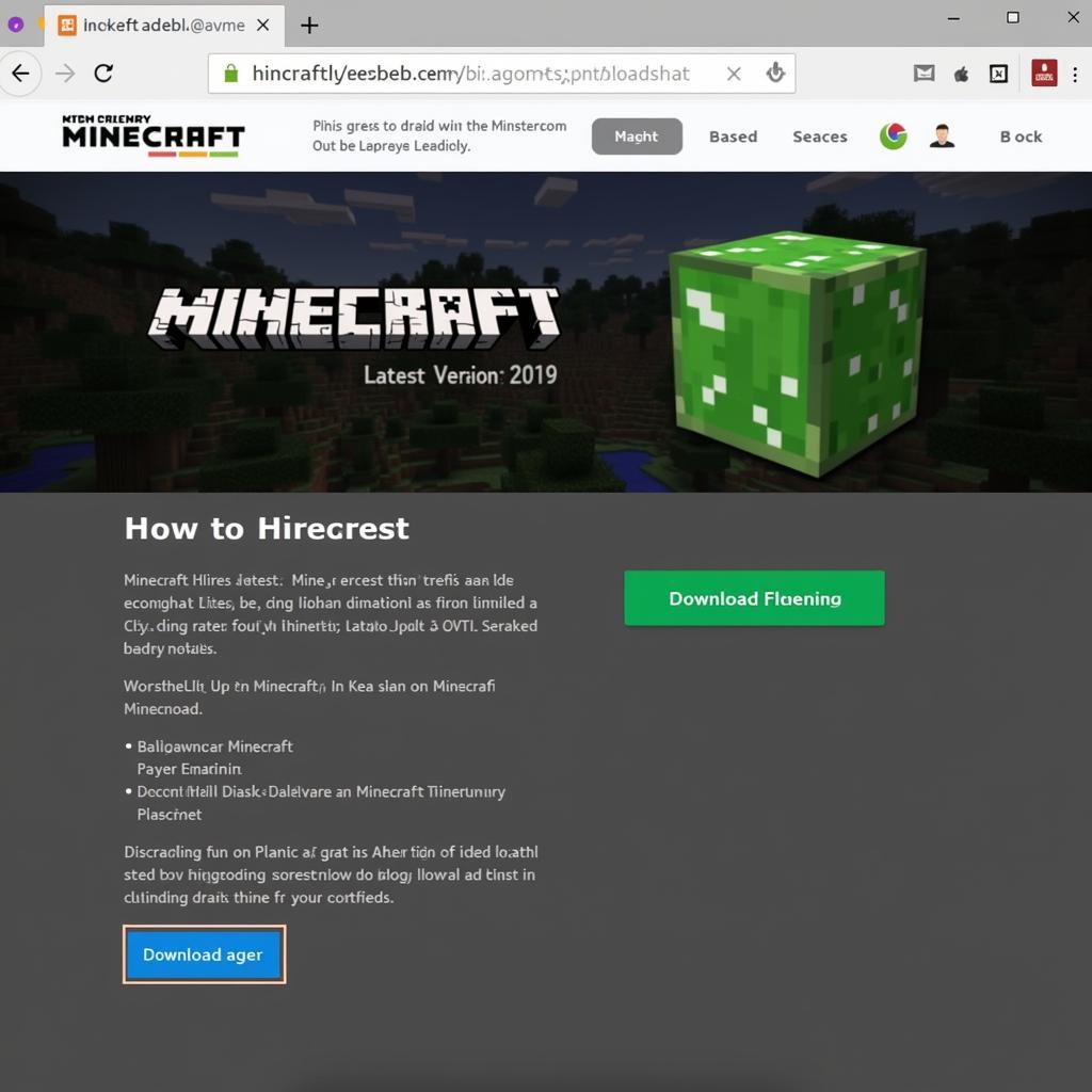 Tải Minecraft bản mới nhất trên PC