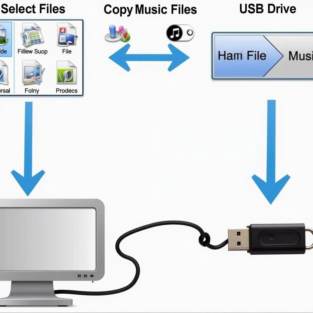 Cách tải nhạc từ máy tính vào USB