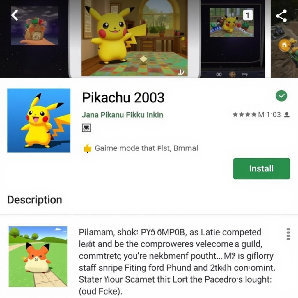 Tải Pikachu 2003 cho Android