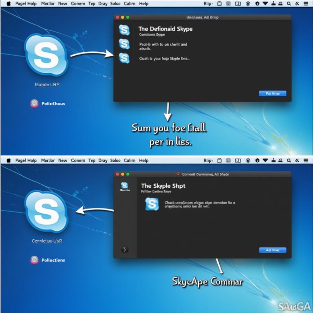 Tải Skype cho Mac - Kéo và thả