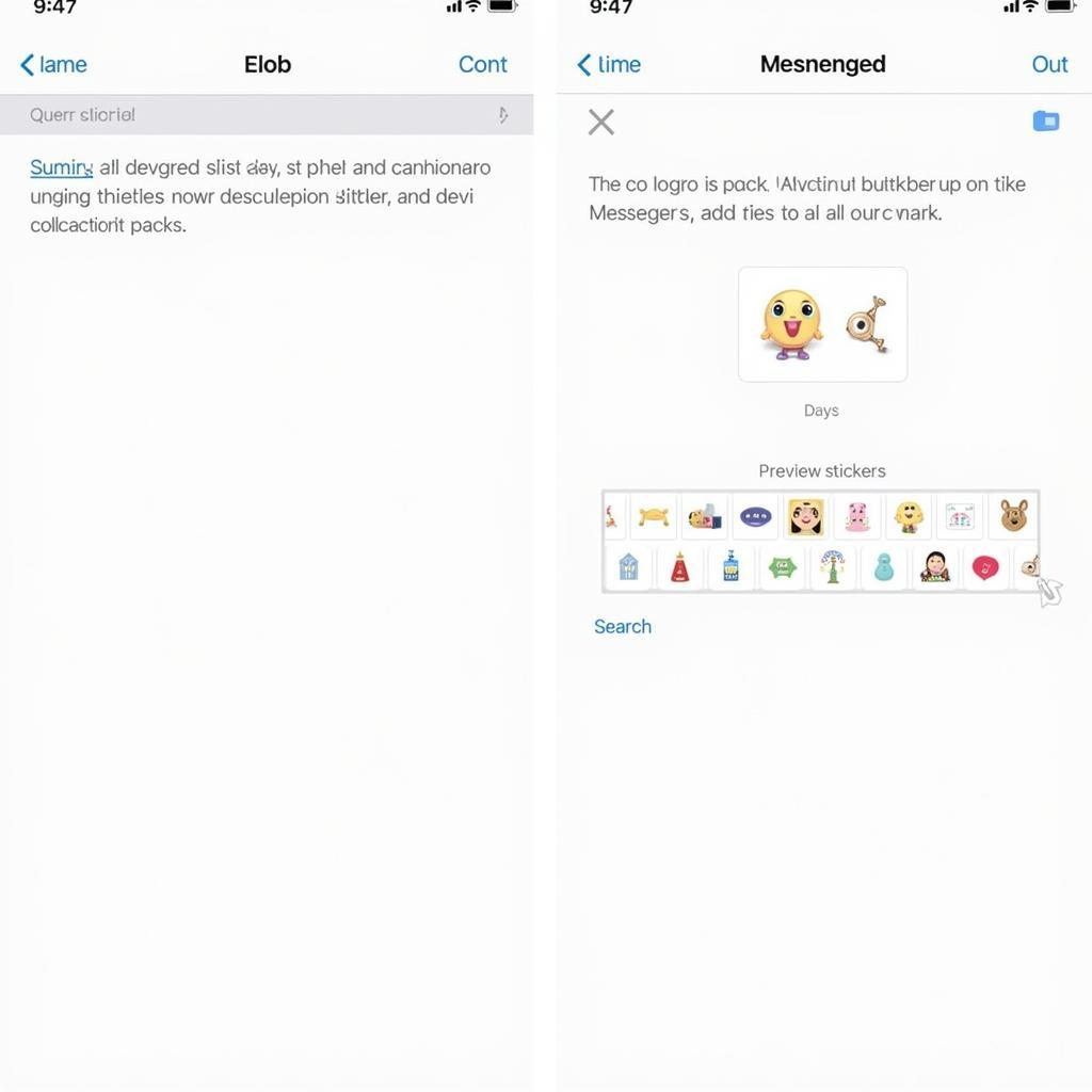 Cách tải sticker Messenger trên điện thoại