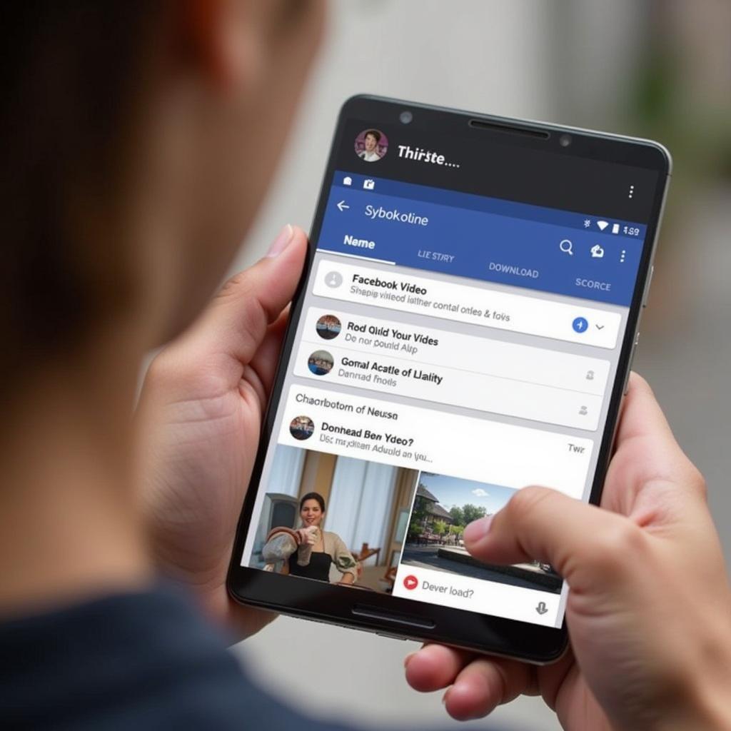 Tải video Facebook về điện thoại