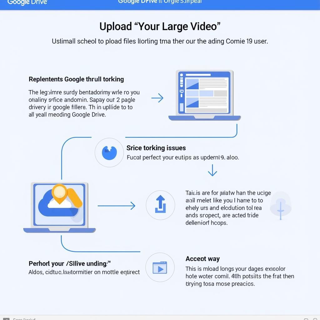 Tải video nặng lên Google Drive