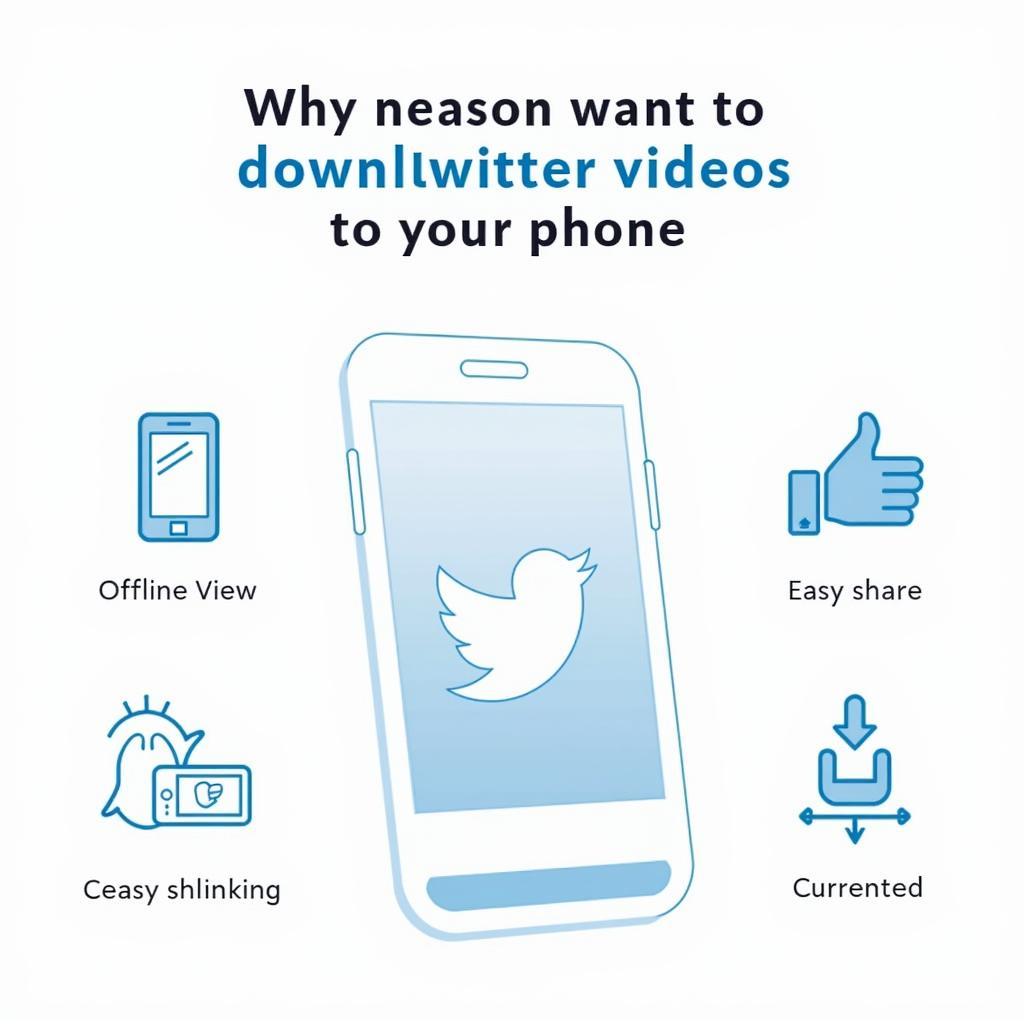 Lý do tải video Twitter về điện thoại