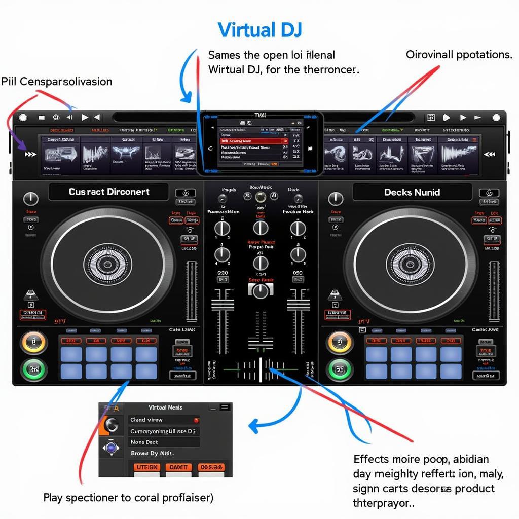 Giao diện Virtual DJ