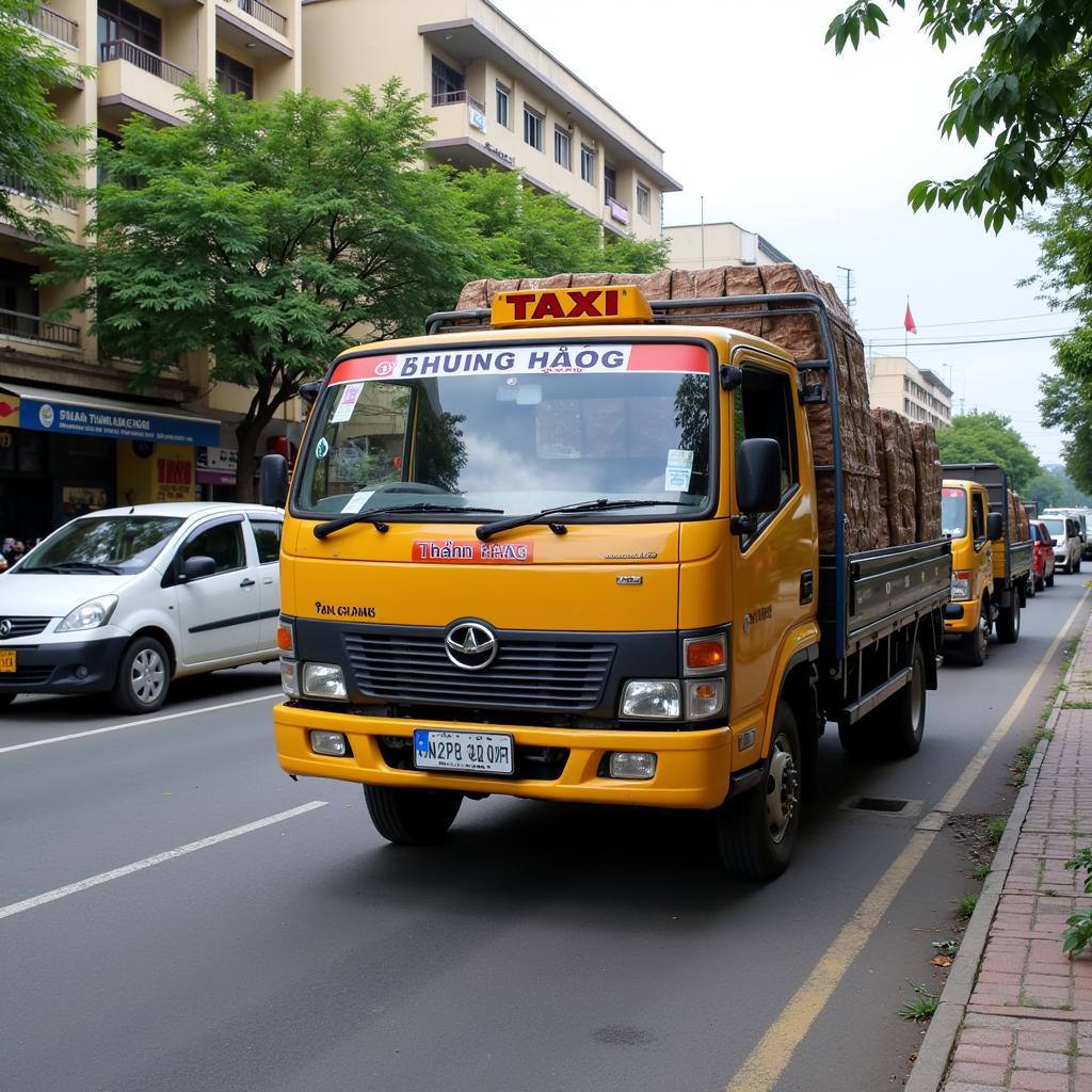 Taxi tải Thành Hưng Nam Định vận chuyển hàng hóa