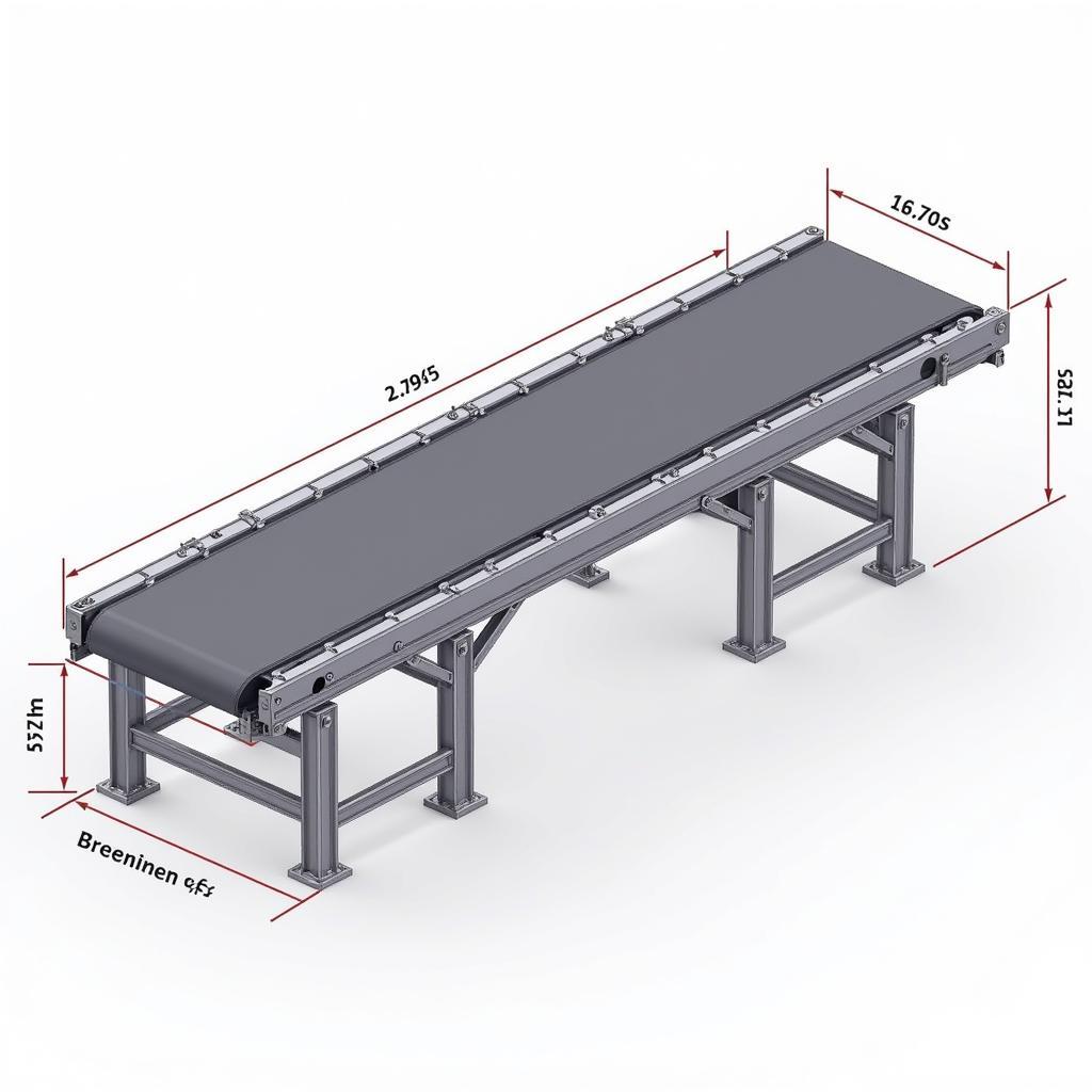 Thiết kế bộ khung băng tải Solidworks