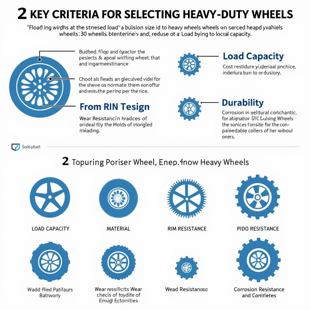 Các tiêu chí lựa chọn bánh xe tải trọng nặng