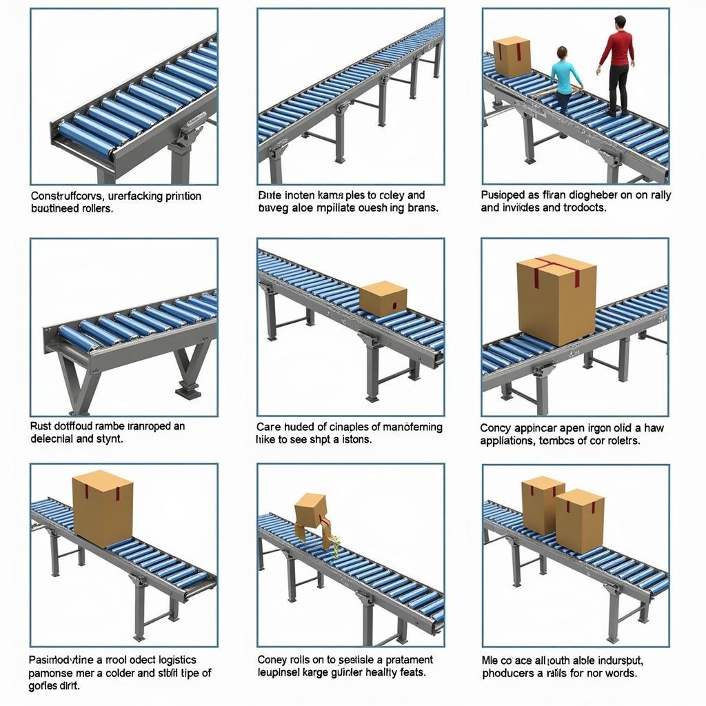 Ứng dụng của băng tải tượt trên thanh ray trong các ngành công nghiệp