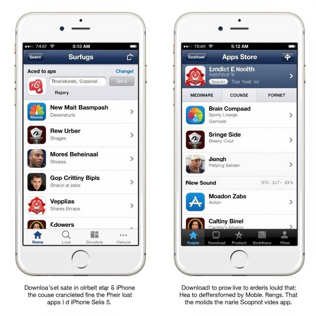 Ứng dụng trên iPhone 5 từ App Store