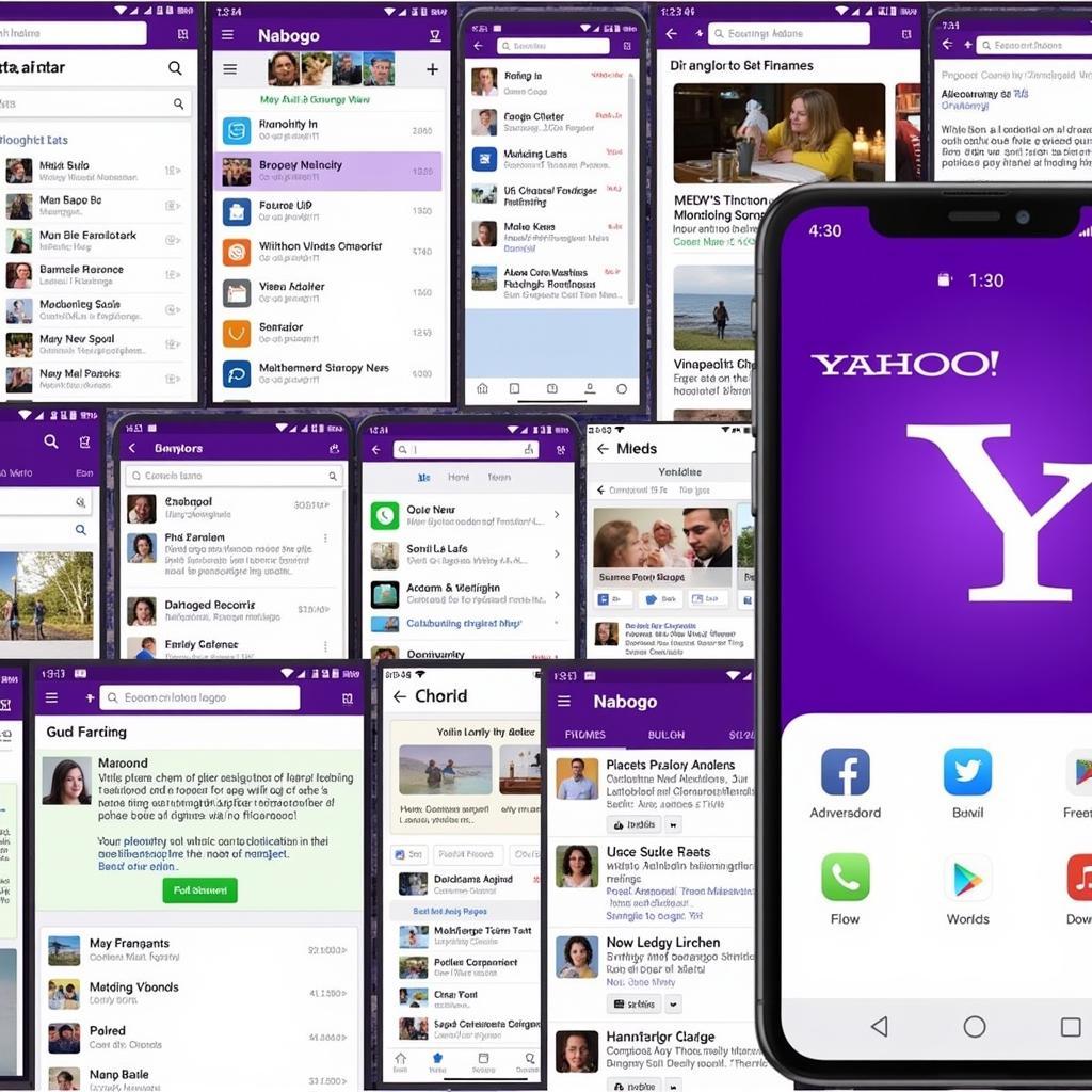 Ứng dụng Yahoo trên điện thoại