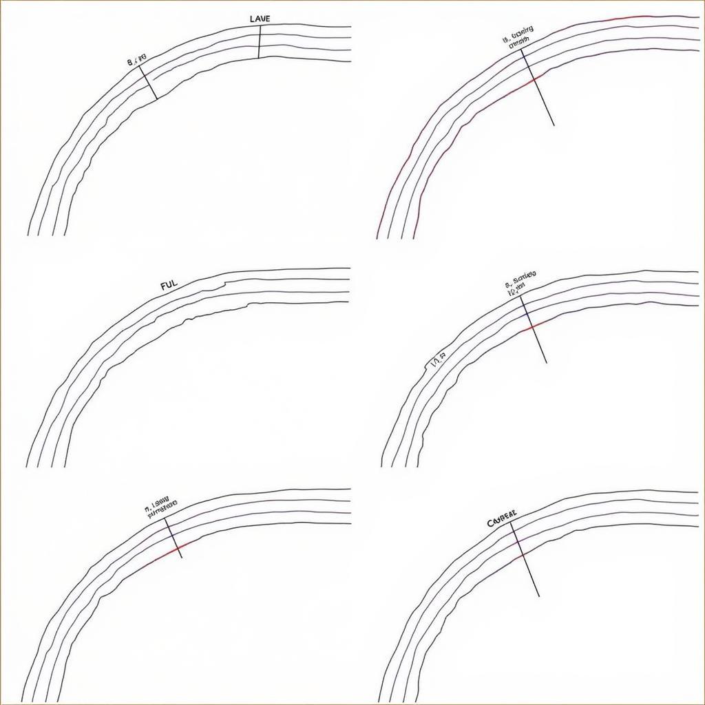 Ví dụ về vẽ đường lượn xe tải trong CAD