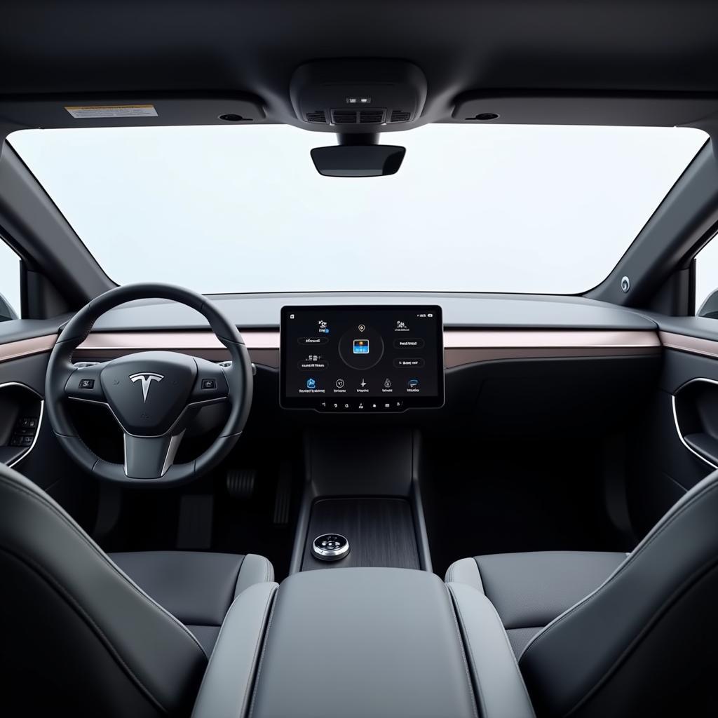 Tesla Cybertruck Nội Thất Hiện Đại