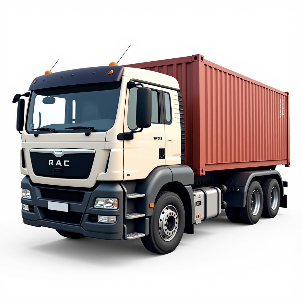 Hình ảnh xe tải container PNG miễn phí