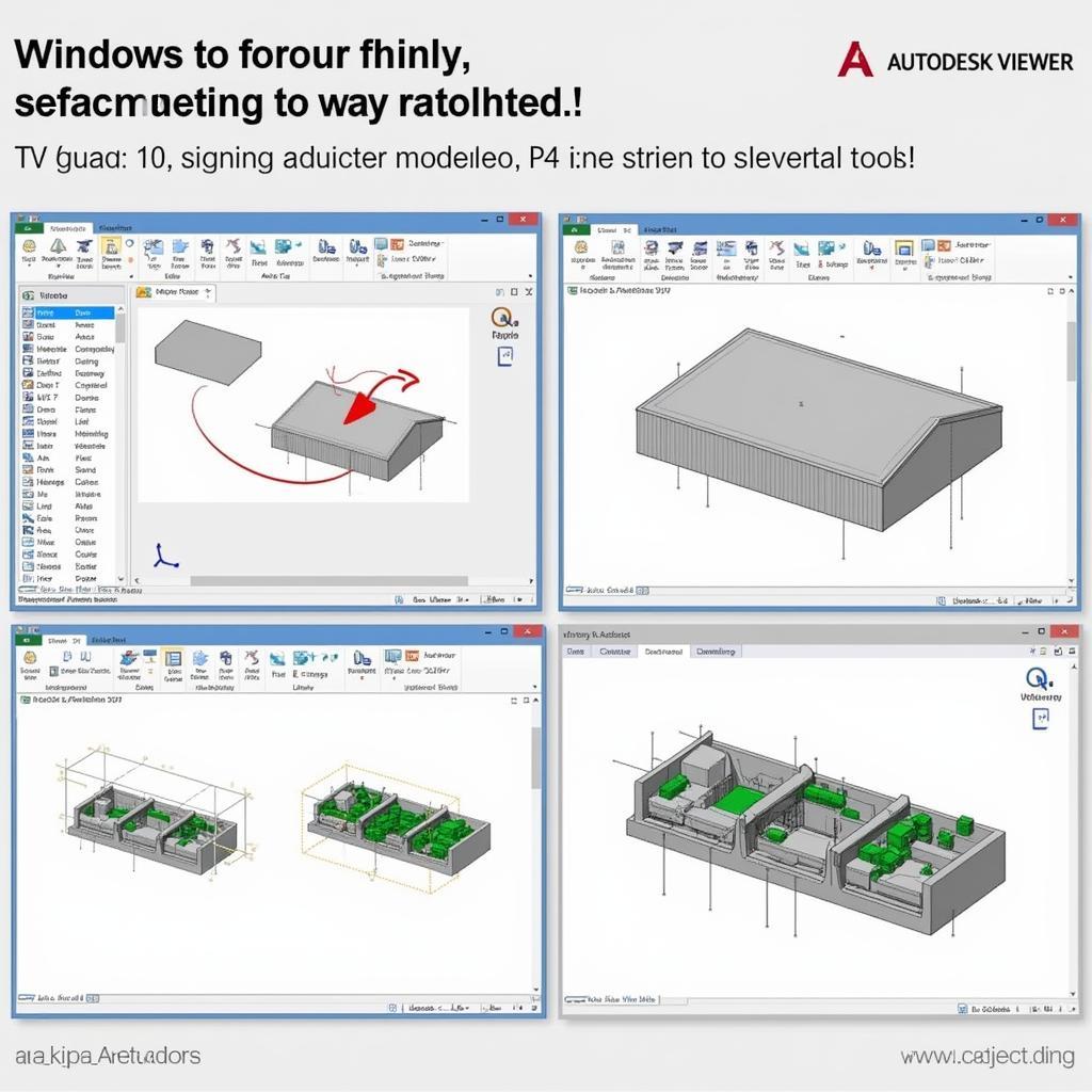 Giao diện Autodesk Viewer