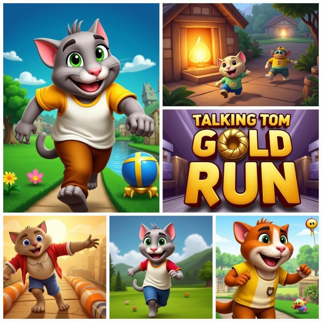 Các tựa game tương tự Talking Tom Gold Run