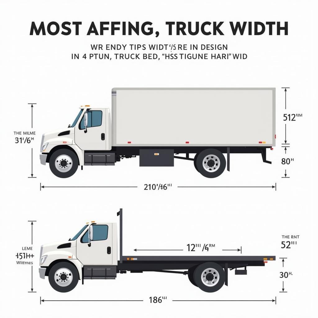 Các yếu tố ảnh hưởng chiều rộng xe tải