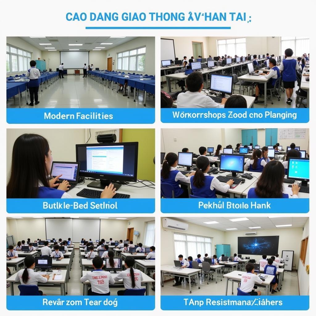 Cơ sở vật chất hiện đại tại Cao đẳng GTVT3