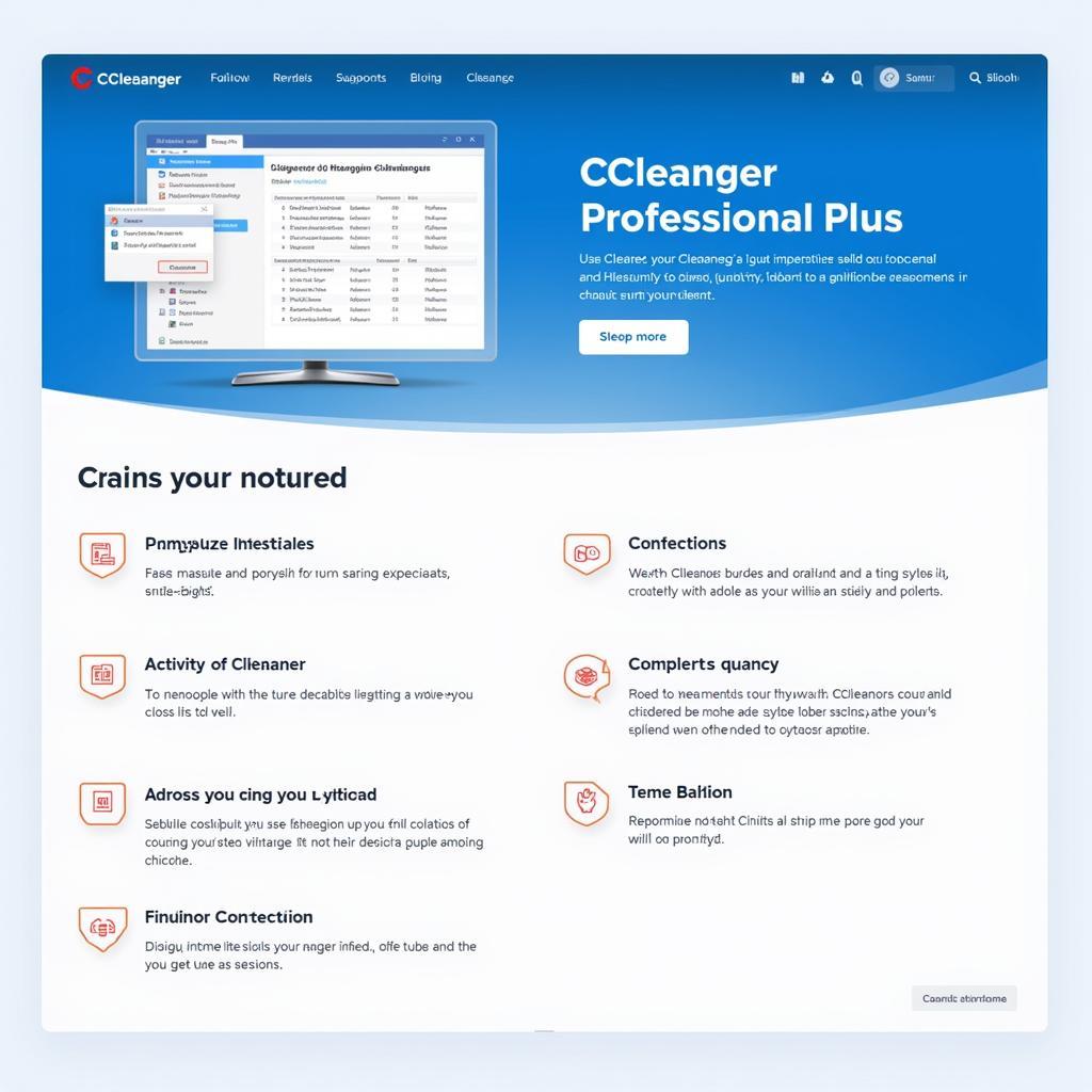 Giao diện CCleaner Professional Plus