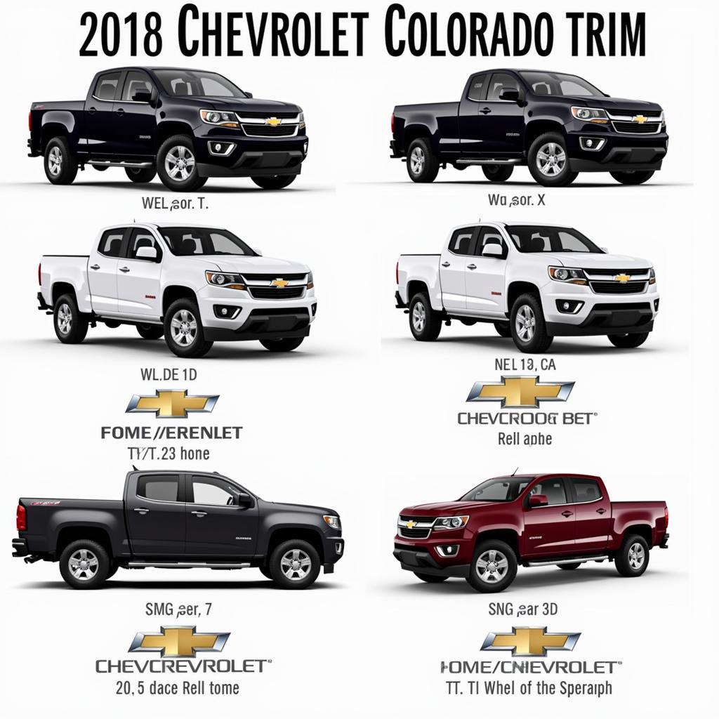 Chevrolet Colorado 2018 các phiên bản