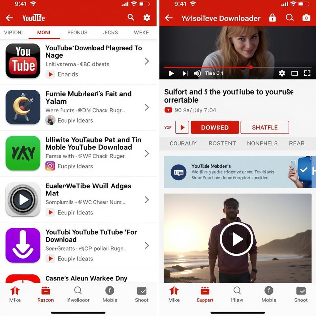 Chọn ứng dụng tải YouTube