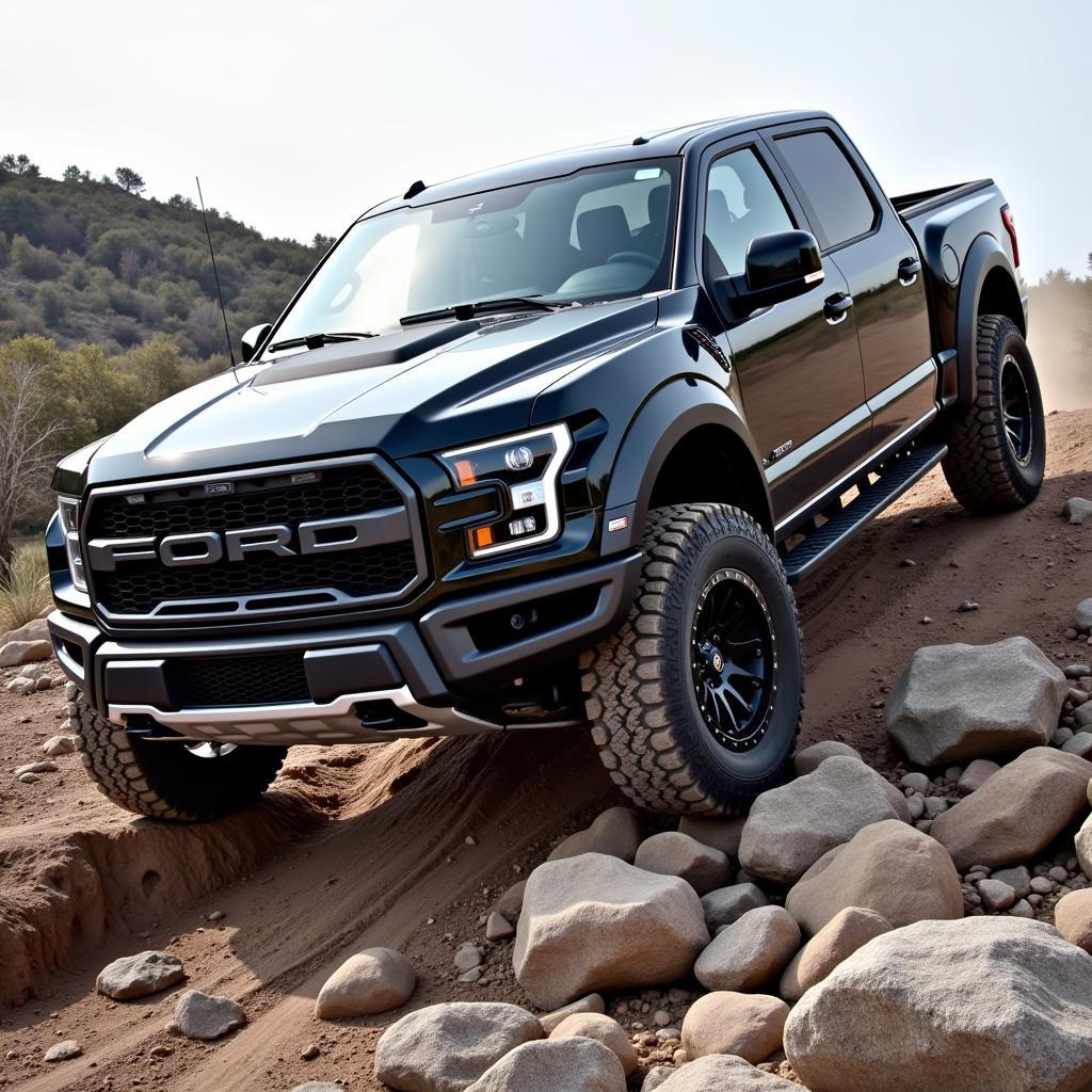 Ford F-150 Raptor vượt địa hình