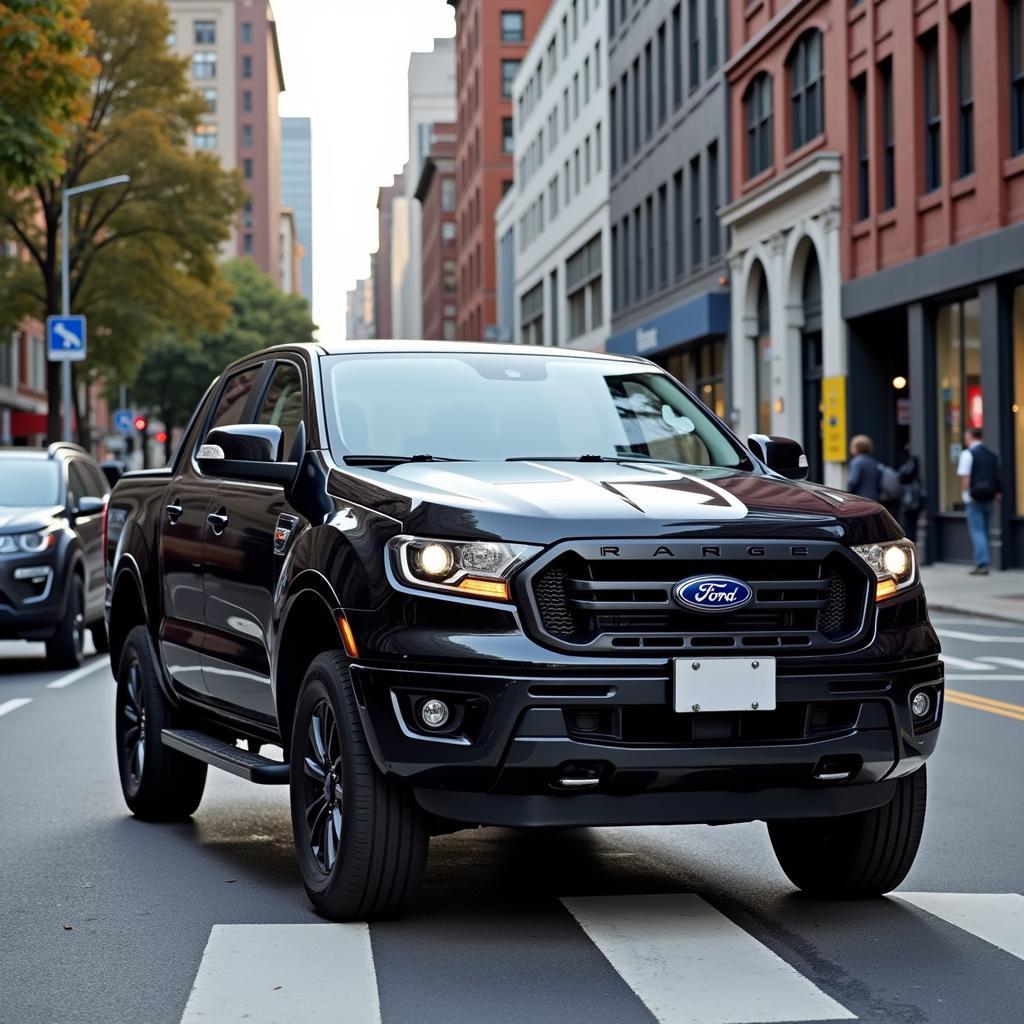 Ford Ranger 2019 di chuyển trong đô thị