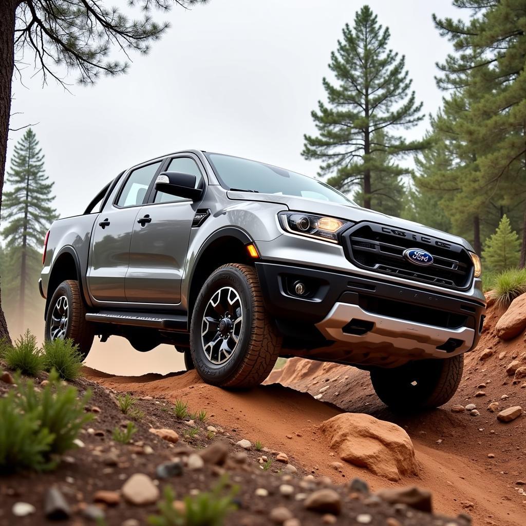 Ford Ranger 2019 vượt dốc cao