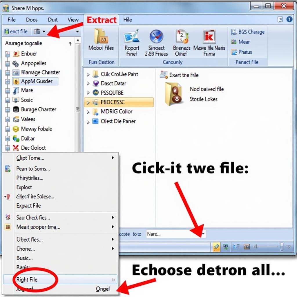 Giải nén file .zip bằng Windows Explorer