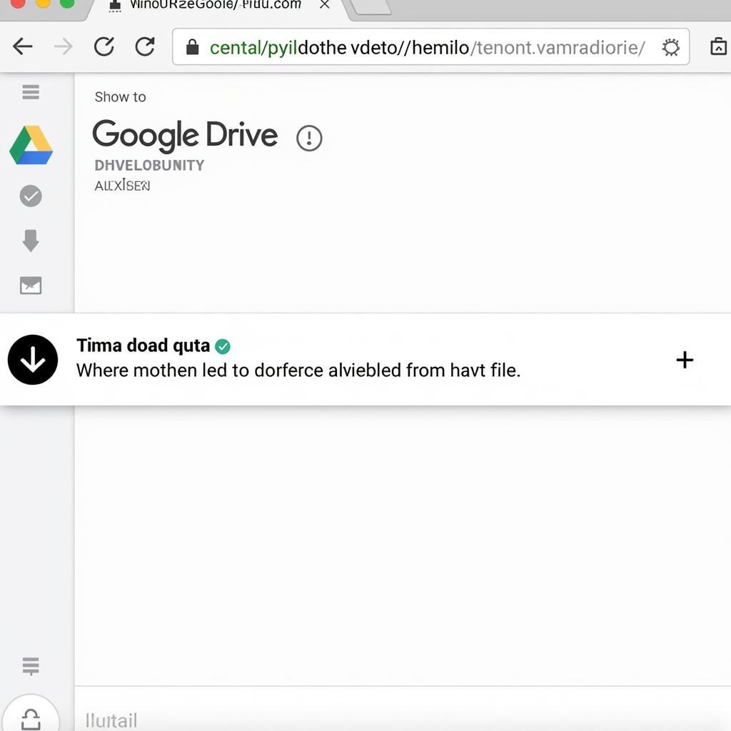 Google Drive bị chặn tải xuống