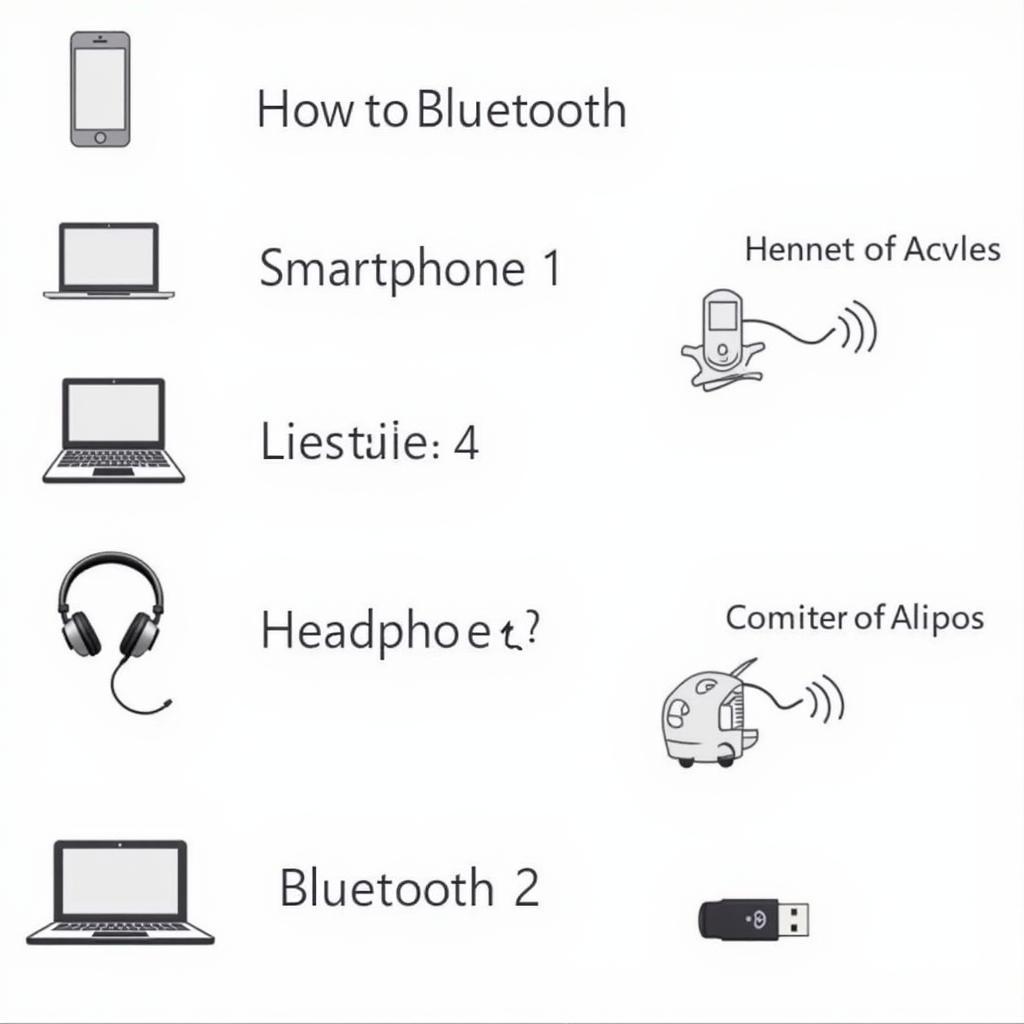 Kích hoạt Bluetooth trên các thiết bị