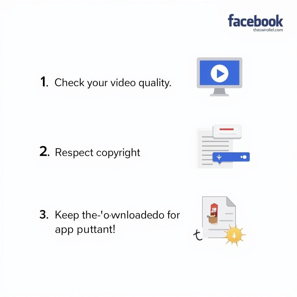 Mẹo hay khi tải video Facebook