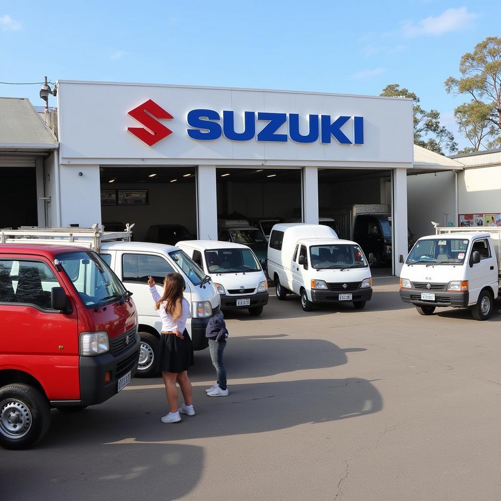 Mua bán xe tải Suzuki 750kg cũ tại đại lý