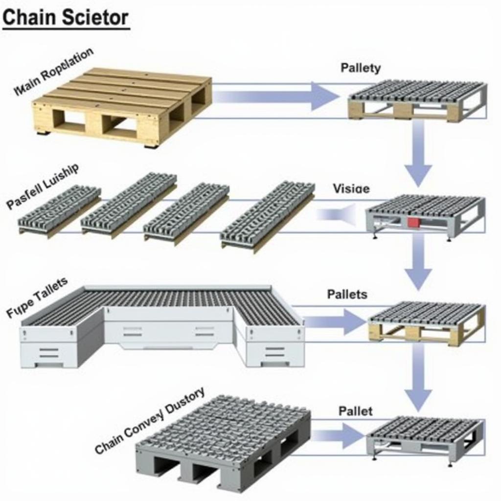 Phân loại băng chuyền xích tải