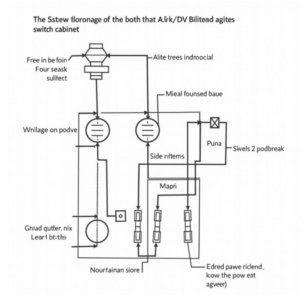 Sơ đồ mạch điện tủ cấu dao phụ tải 40.5kV