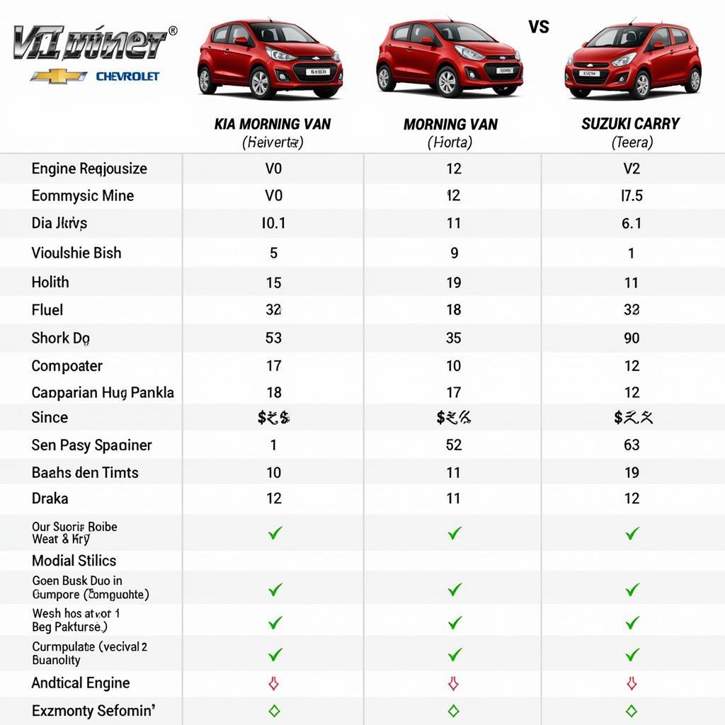 So sánh Chevrolet Spark Duo với các dòng xe tải nhỏ