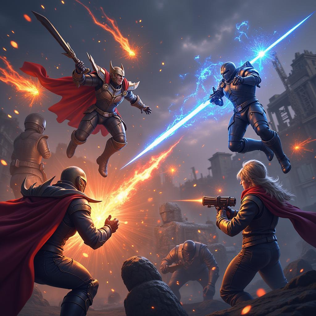 Epic Heroes War Battlefield