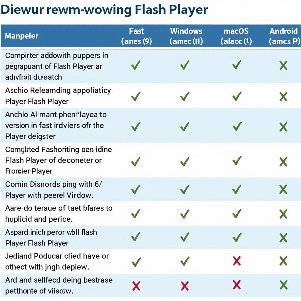 Tải Flash Player trên các hệ điều hành