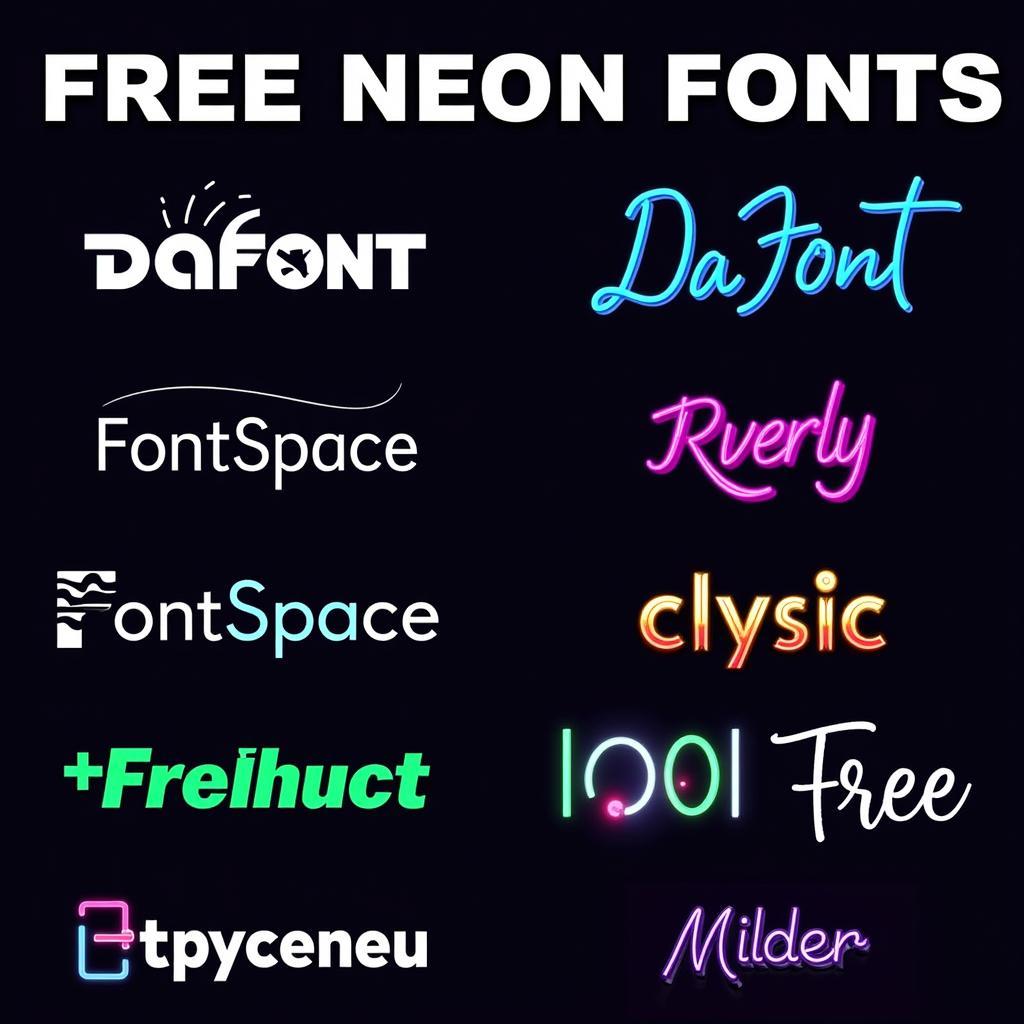 Tải Font Chữ Neon Miễn Phí