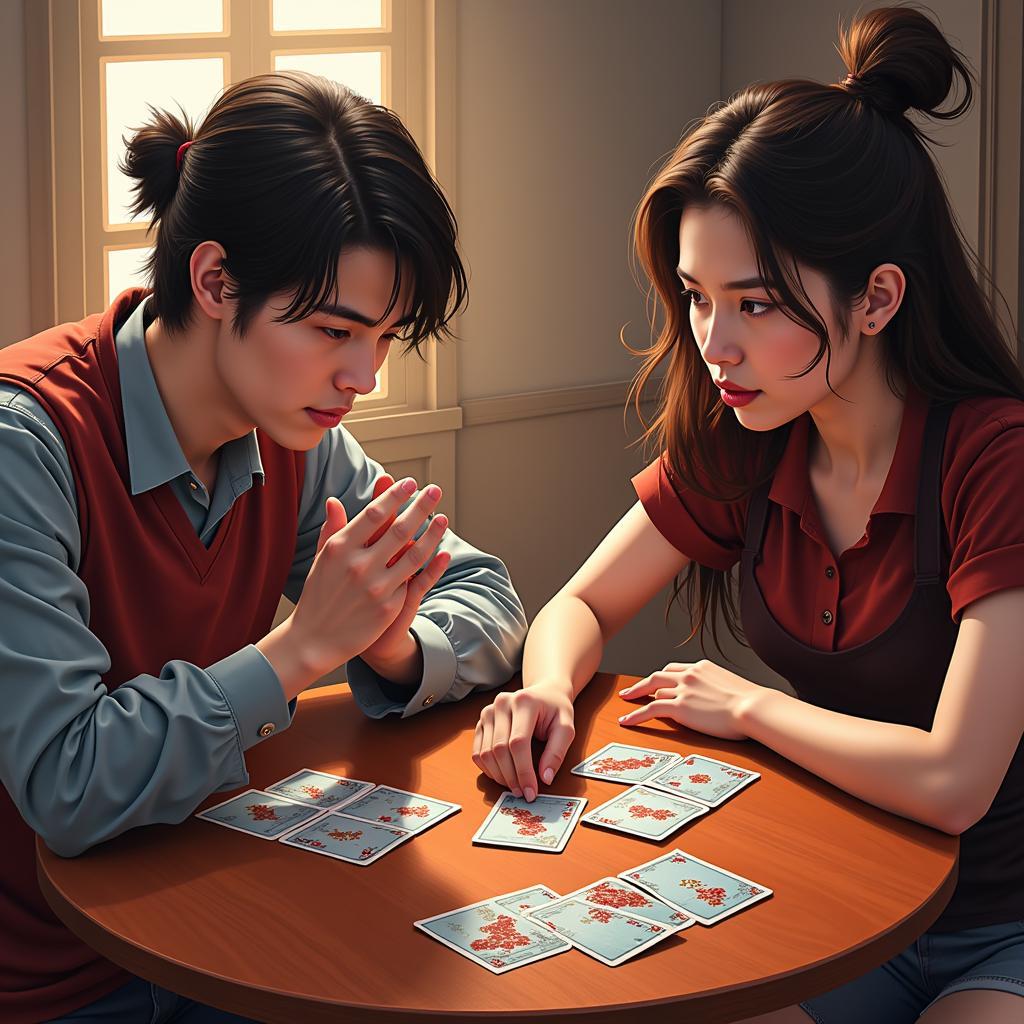 Cạnh tranh kịch tính trong game bài tiến lên