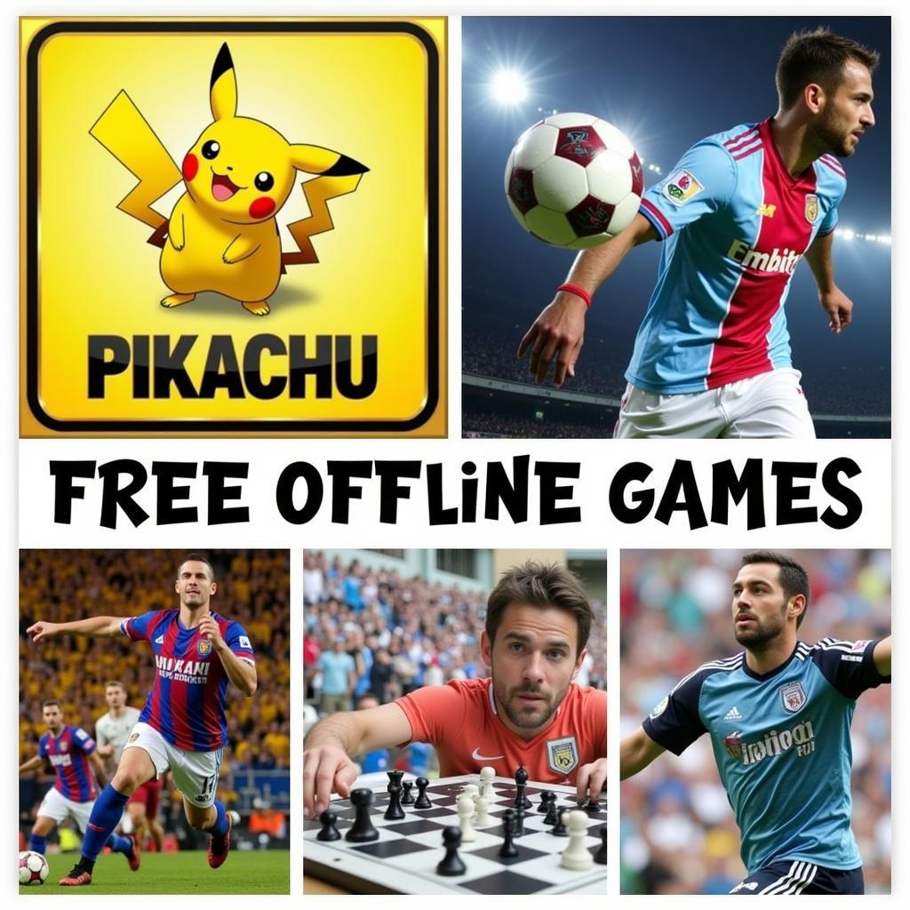 Tải game Pikachu, FIFA, Cờ Vua offline miễn phí