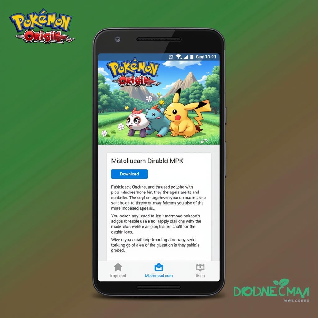 Tải Pokemon Origin APK miễn phí