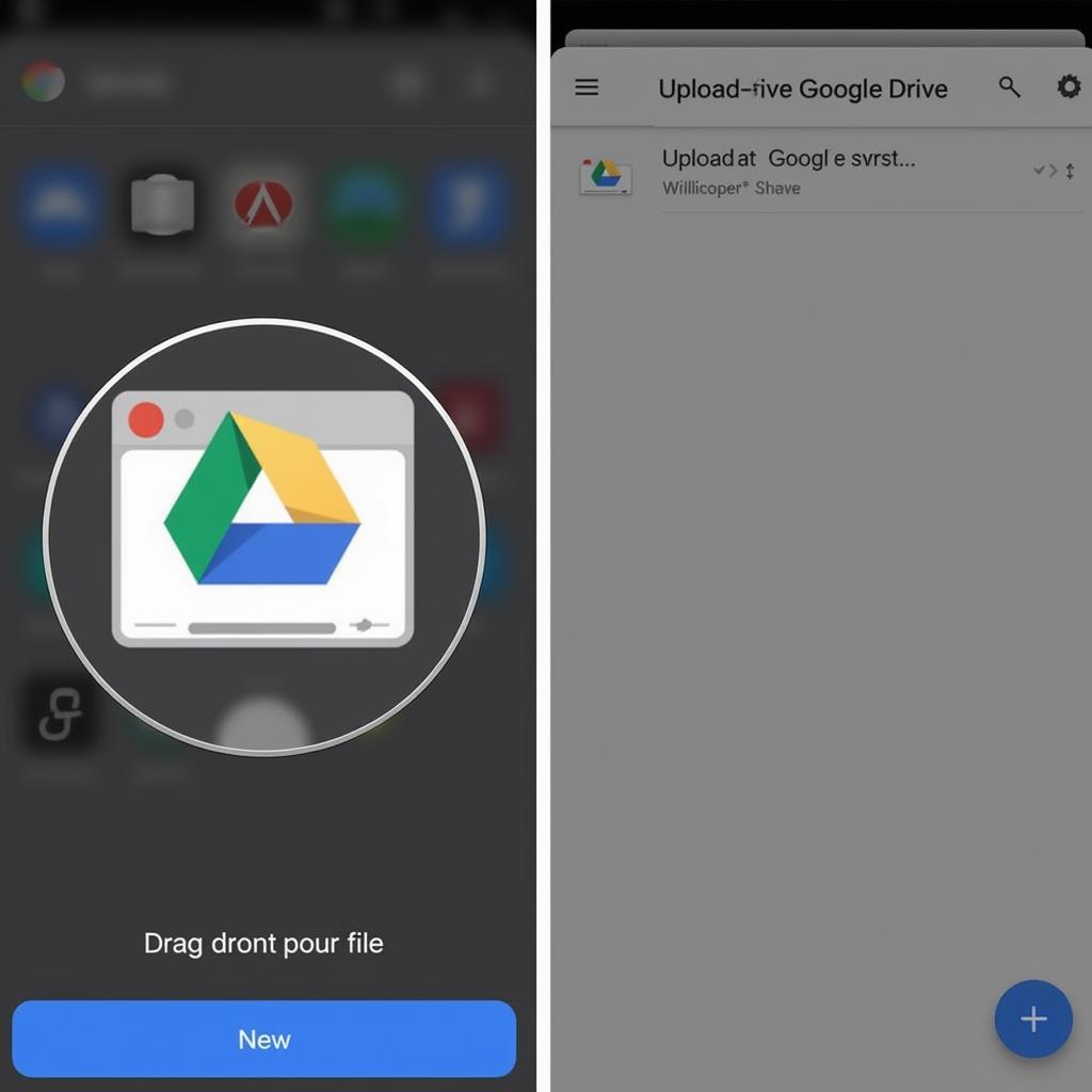 Tải tài liệu lên Google Drive