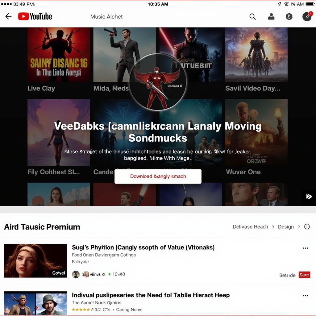 Tải nhạc với Youtube Music Premium