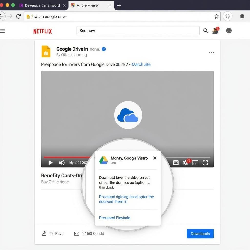 Tiện ích mở rộng tải video Google Drive