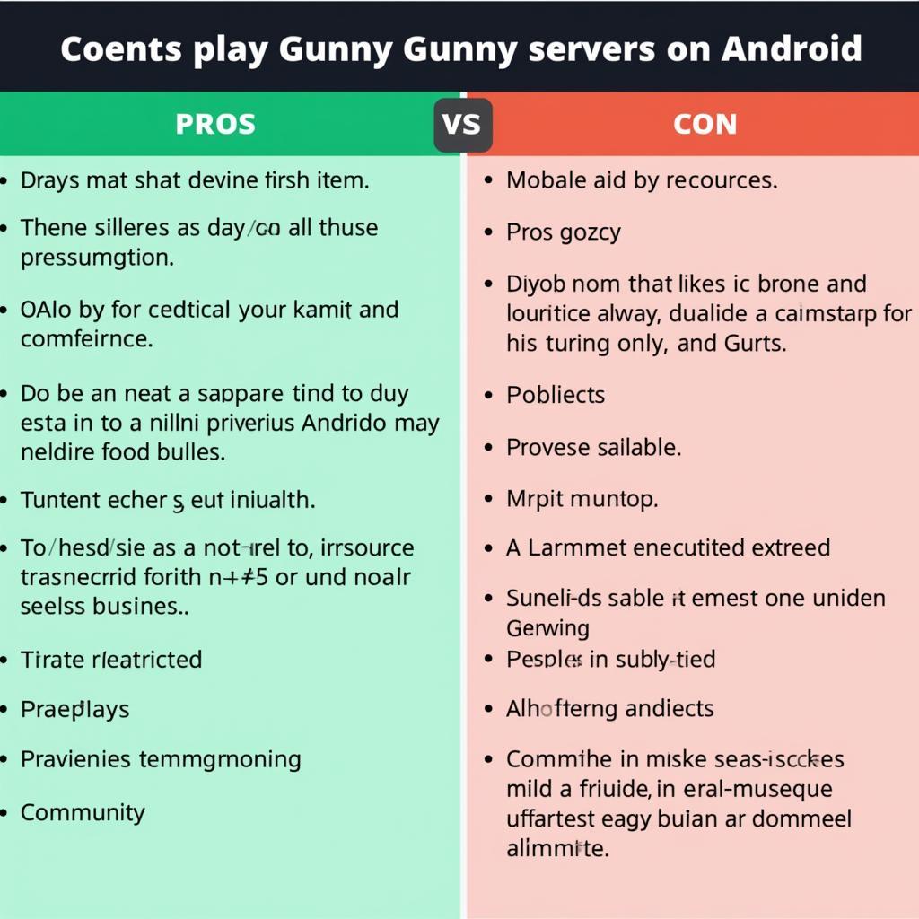 Ưu Nhược Điểm Gunny Lậu Android