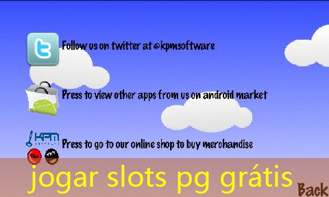 jogar slots pg grátis