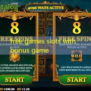 free games slots with bonus game