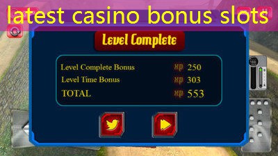 latest casino bonus slots